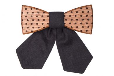 Wooden bow tie Fora