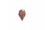 BeWooden - Dřevěná ozdoba do saka Arb Lapel pro muže