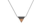 BeWooden - 0 Rubi necklace triangle