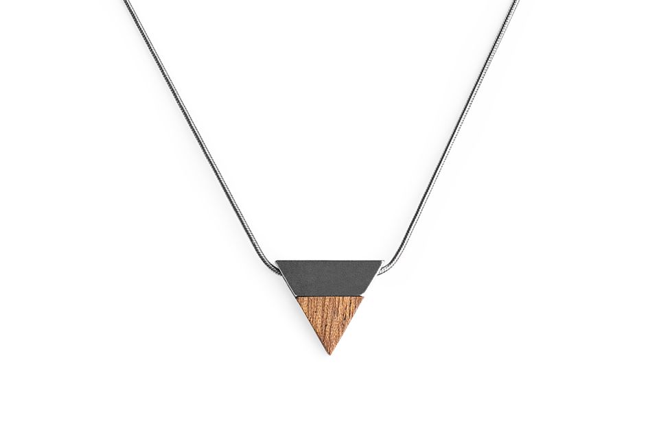 Luxusní stříbrný náhrdelník Rubi Necklace Triangle