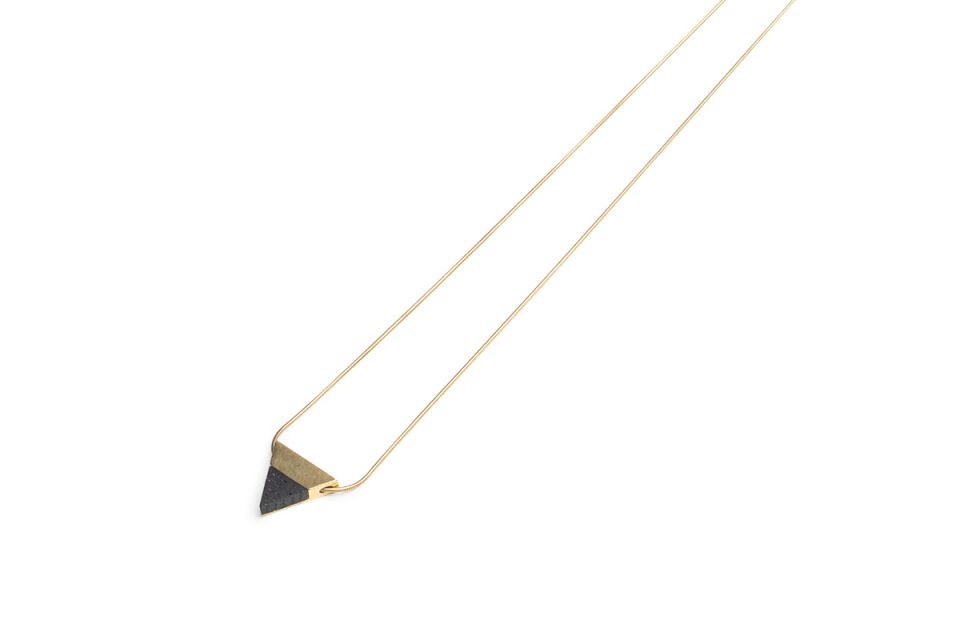 Luxusní zlatý náhrdelník Vespa Necklace Triangle
