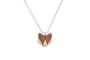 Dřevěný přívěsek Fox Pendant