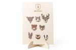 BeWooden - 0 Brooches Stand – natural