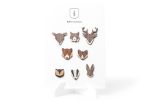 BeWooden - 0 Brooches Stand – white