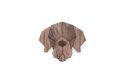 Dřevěná brož Neapolitan Mastiff Brooch