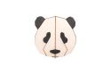 Dřevěná brož Panda Brooch