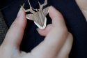 Dřevěný přívěsek Deer Pendant