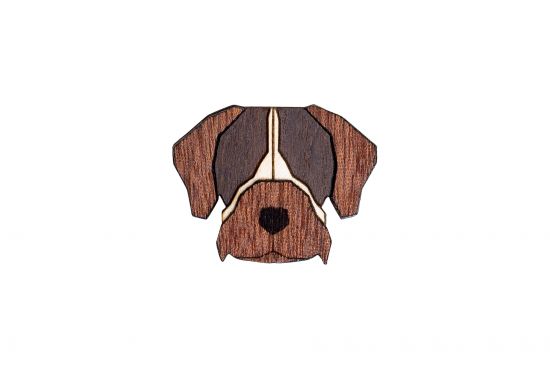 Bohemian Griffon Brooch