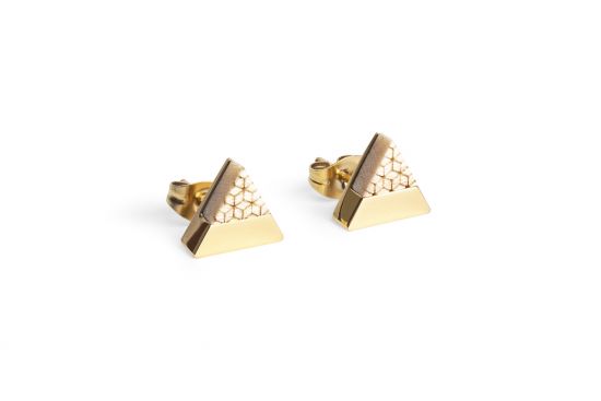 Kovové náušnice Virie Earrings Triangle