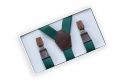 Kšandy Forest Green Suspenders