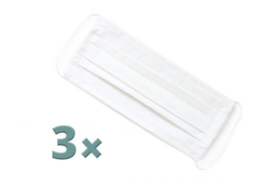 3x NANO Active silver set mask