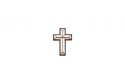 Dřevěná brož Maria Cross Brooch