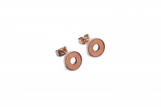 Kovové náušnice Rea Earrings Circle