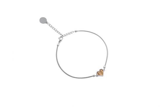 Kovový náramek Lini Bracelet Heart