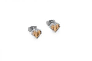Kovové náušnice Lini Earrings Heart
