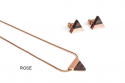 Triangle Earrings & Necklace