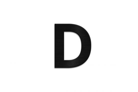 Dřevěné písmeno Letter D