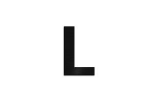 Dřevěné písmeno Letter L
