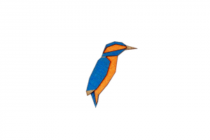 Kingfisher Brooch