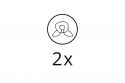 2x Hair Band