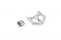 2x Steel Brooch
