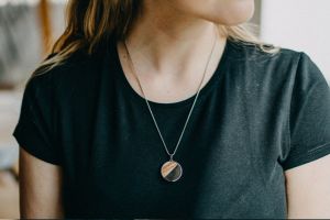 Red Necklace Medallion