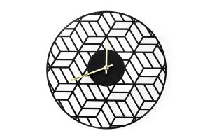 Dřevěné hodiny Cube Nox Clock