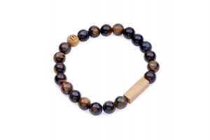 Korálkový náramek Brown Tiger Eye Bracelet