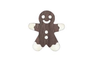 Gingerbread Brooch