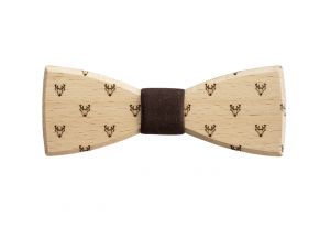 Dřevěný motýlek Deer Bow Tie