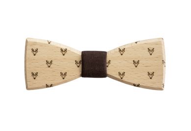 Dřevěný motýlek Deer Bow Tie