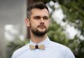 Dřevěný motýlek Deer Bow Tie