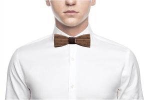 Dřevěný motýlek Wolf Bow Tie