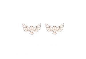 Snowy Owl Earrings