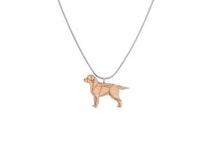 Dřevěný přívěsek Walking Labrador Pendant