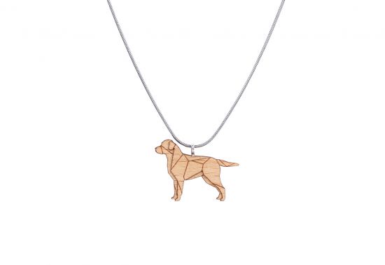 Dřevěný přívěsek Walking Labrador Pendant