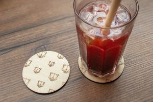 Dřevěné podložky Animal Coasters