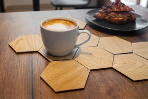 Dřevěné podložky Oak Coasters