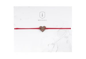 Provázkový náramek Red Heart Wooden Bracelet