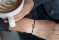 Provázkový náramek Libra Wooden Bracelet