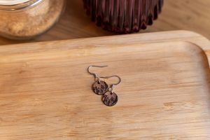 Dřevěné náušnice Meadow Dangle Earrings