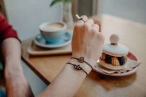 Provázkový náramek Lotus Wooden Bracelet