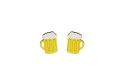 Dřevěné náušnice Beer Earrings