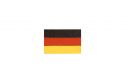 Dřevěná brož vlajka Německo