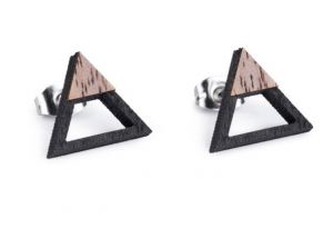 Dřevěné náušnice Trill Earrings