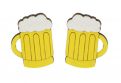 Dřevěné náušnice Beer Earrings