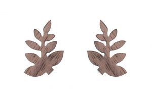 Dřevěné náušnice Twigo Earings