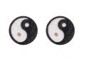 Dřevěné náušnice JinJang Earrings