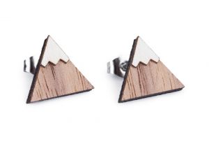Dřevěné náušnice Whill Earrings