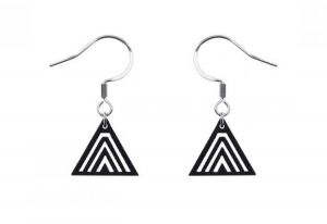 Dřevěné náušnice Trian Earrings